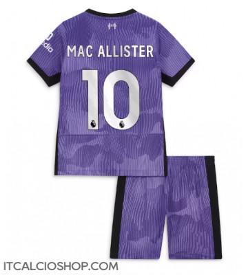 Liverpool Alexis Mac Allister #10 Terza Maglia Bambino 2023-24 Manica Corta (+ Pantaloni corti)